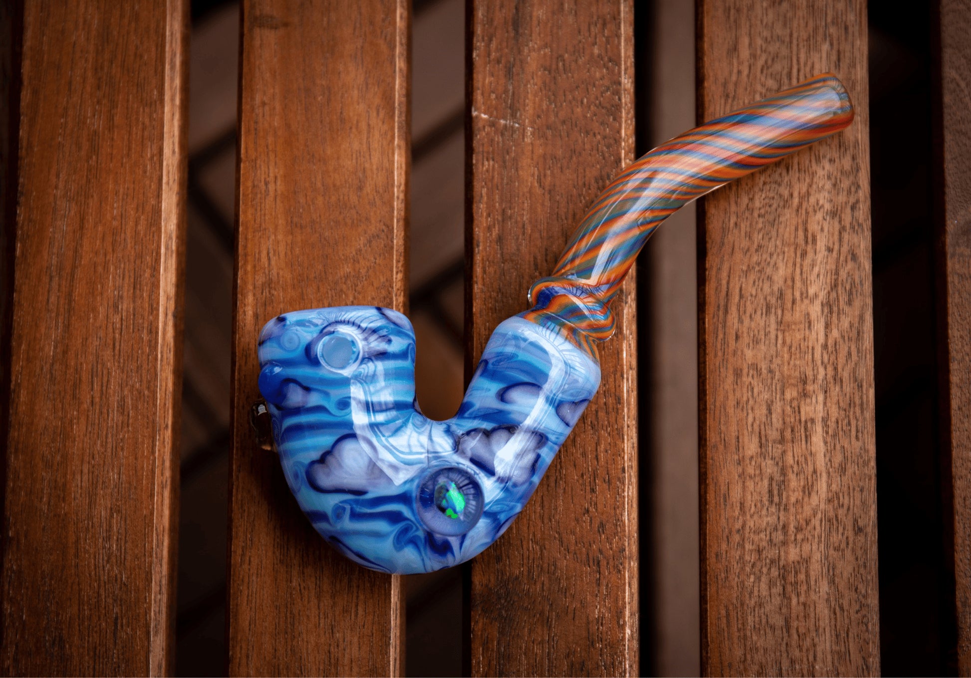hand-blown art piece - Cloud Sherlock (B) by Gnarla Carla (2022 Release)