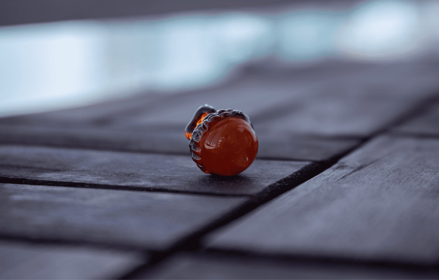 meticulously crafted glass pendant - Acorn Pendant (S) by Gnarla Carla (2022 Release)