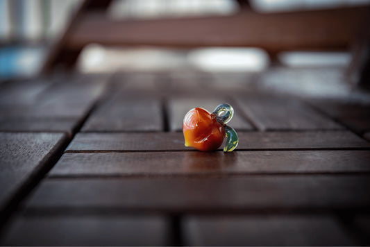 innovative glass pendant - Classic Peach Pendant (D) by Gnarla Carla (2022 Release)