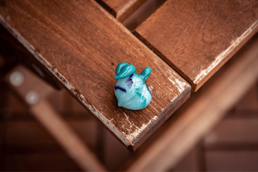 heady glass pendant - Happy Clouds Peach Pendant (C) by Gnarla Carla (2022 Release)