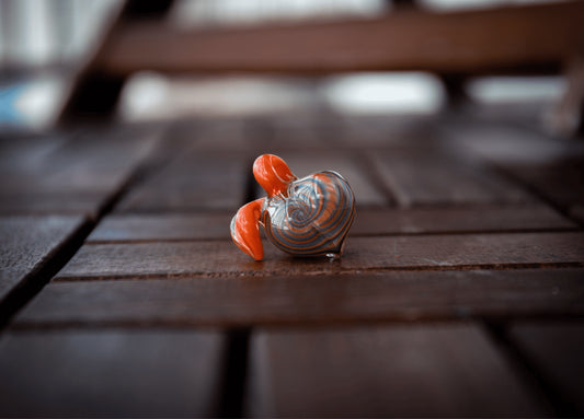 luxurious glass pendant - Rainbow Peach Pendant (C) by Michael Shea x Gnarla Carla (2022 Release)