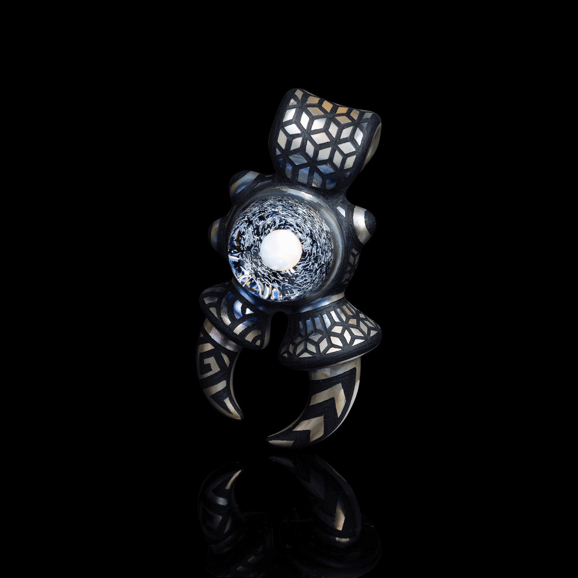 luxurious glass pendant - Full Warlock Pendant (A) by Alex Ubatuba x Artist Stylie (2BA x Stylie 2022 Release)