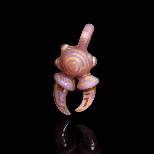 meticulously crafted glass pendant - Mini Warlock Pendant (C) by Alex Ubatuba x Artist Stylie (2BA x Stylie 2022 Release)