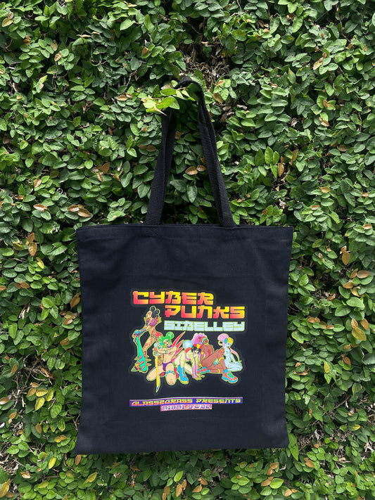 artisan-crafted art piece - Tote by Sibelley (Cyber Punks 2022 Release)