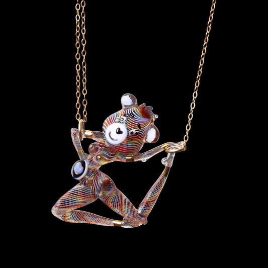 exquisite glass pendant - Collab Care Bear Pendant by Sibelley x Karma Glass (Cyber Punks 2022 Release)