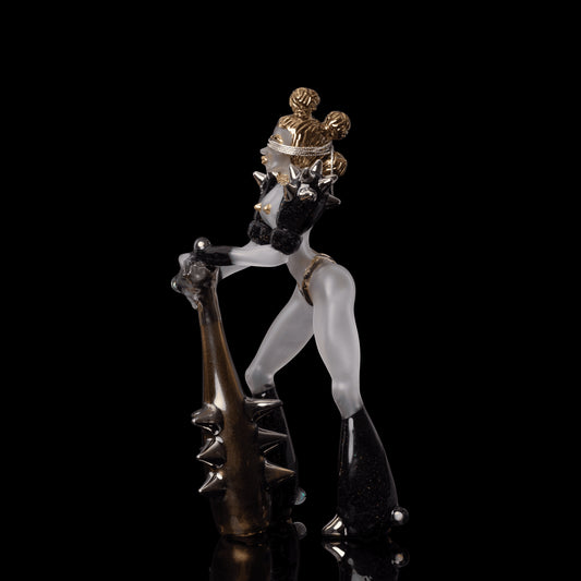 sophisticated design of the Solo Lady Justice Dry Pipe by Sibelley (Cyber Punks 2022 Release)