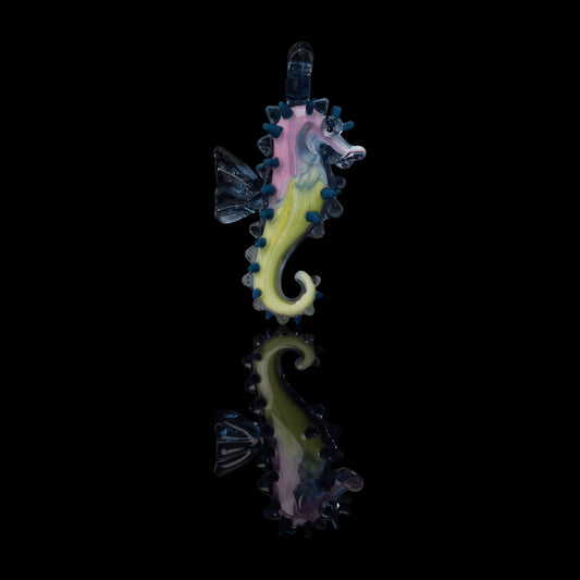 meticulously crafted design of the Collab Seahorse Pendant (A) by Liz Wright x Scomo Moanet (Scribble Season 2022)