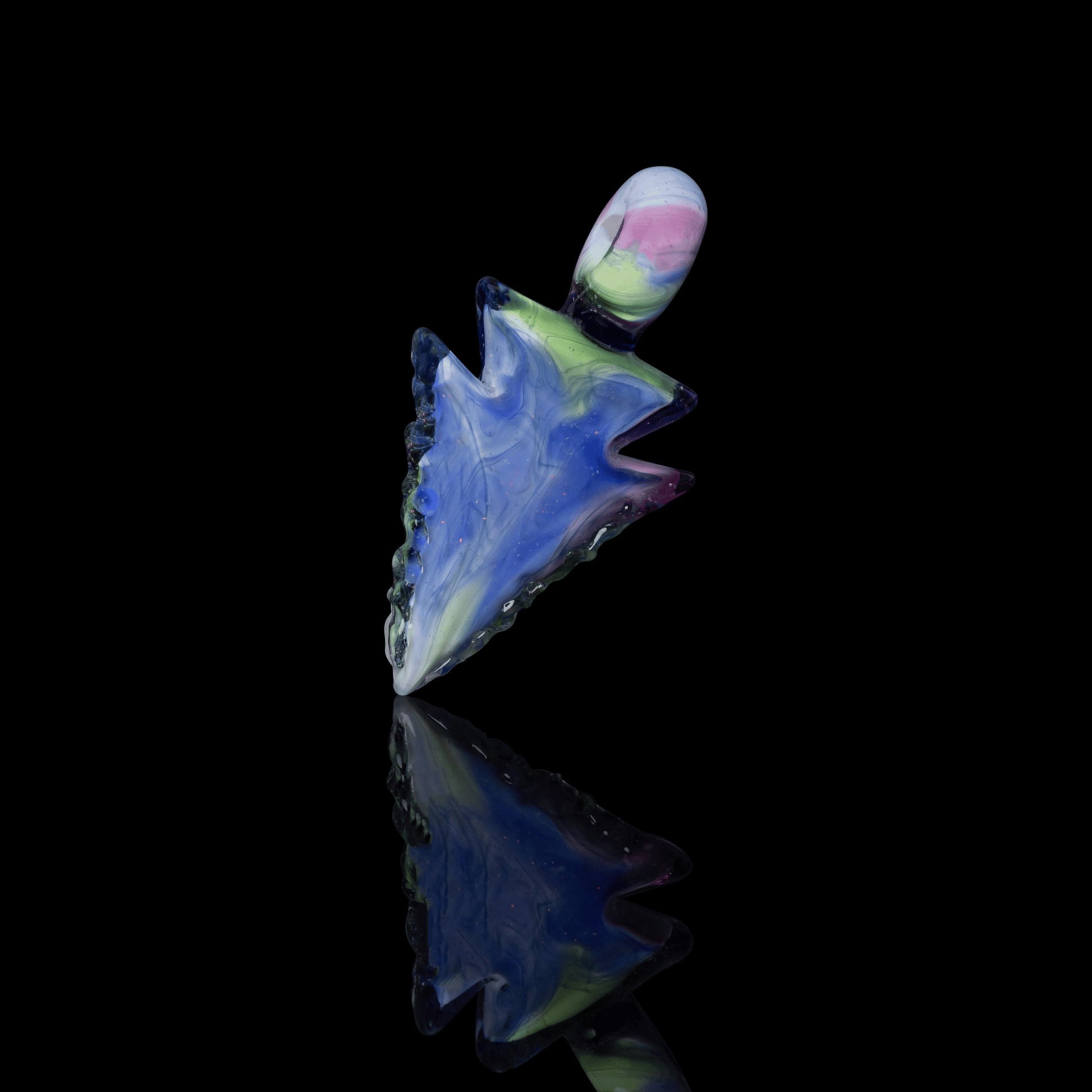 luxurious glass pendant - Collab Arrowhead Pendant (D) by Elks That Run x Scomo Moanet (Scribble Season 2022)