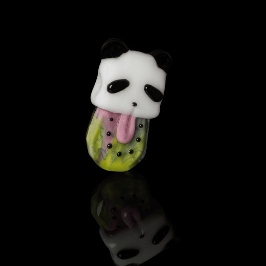 exquisite glass pendant - Collab Panda Kiwi Pendant by Sakibomb Hackysacky x Scomo Moanet (Scribble Season 2022)