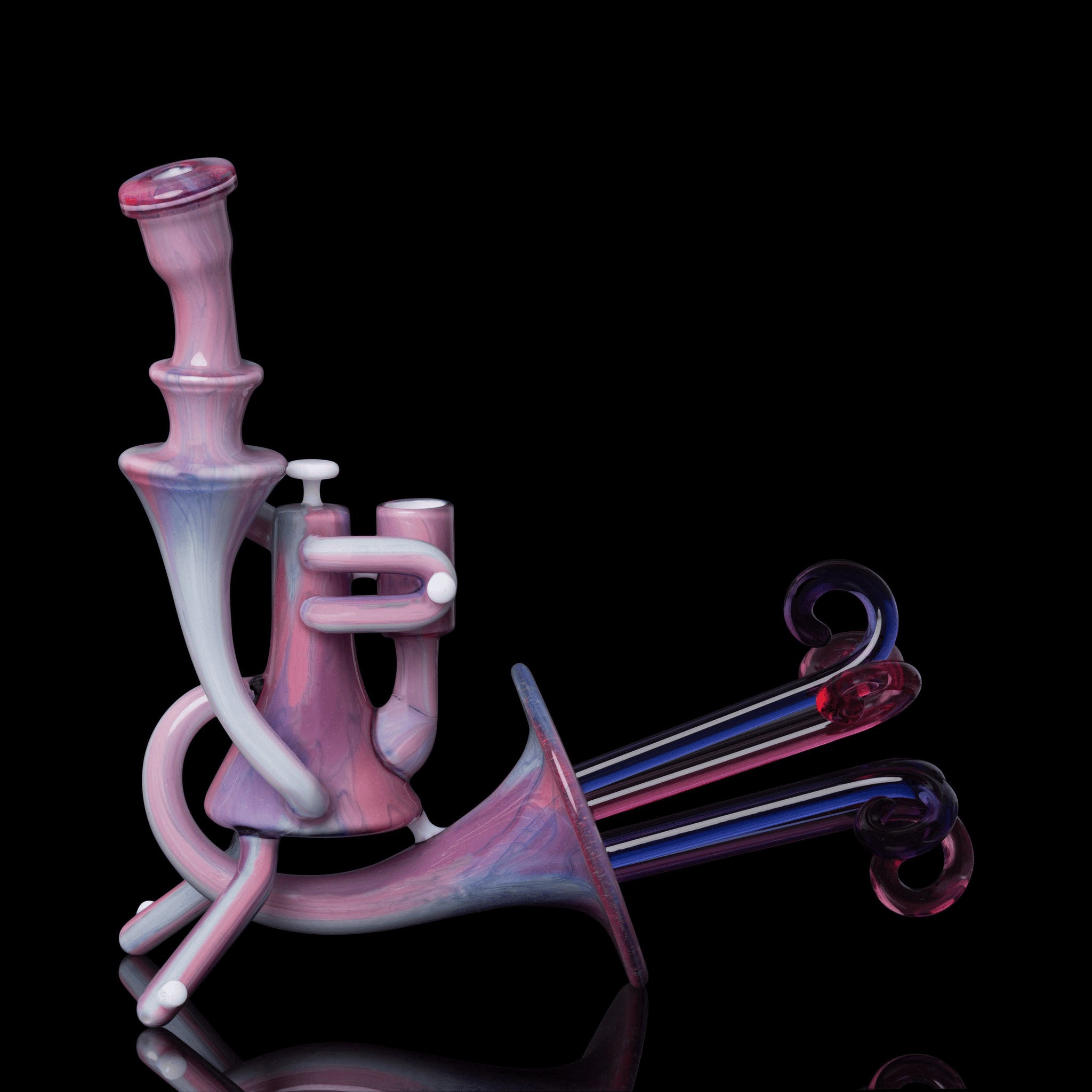 artisan-crafted design of the Large Mushroom Rig by Glasshole (2023)