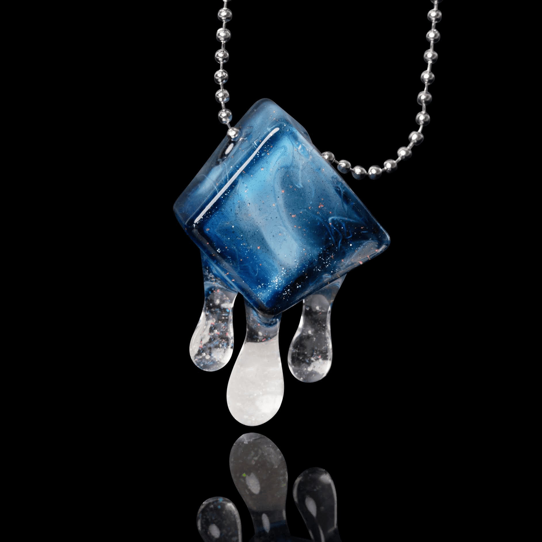 hand-blown glass pendant - Collab Pendant (B) by Chaka x Scomo Moanet (Scribble Season 2022)