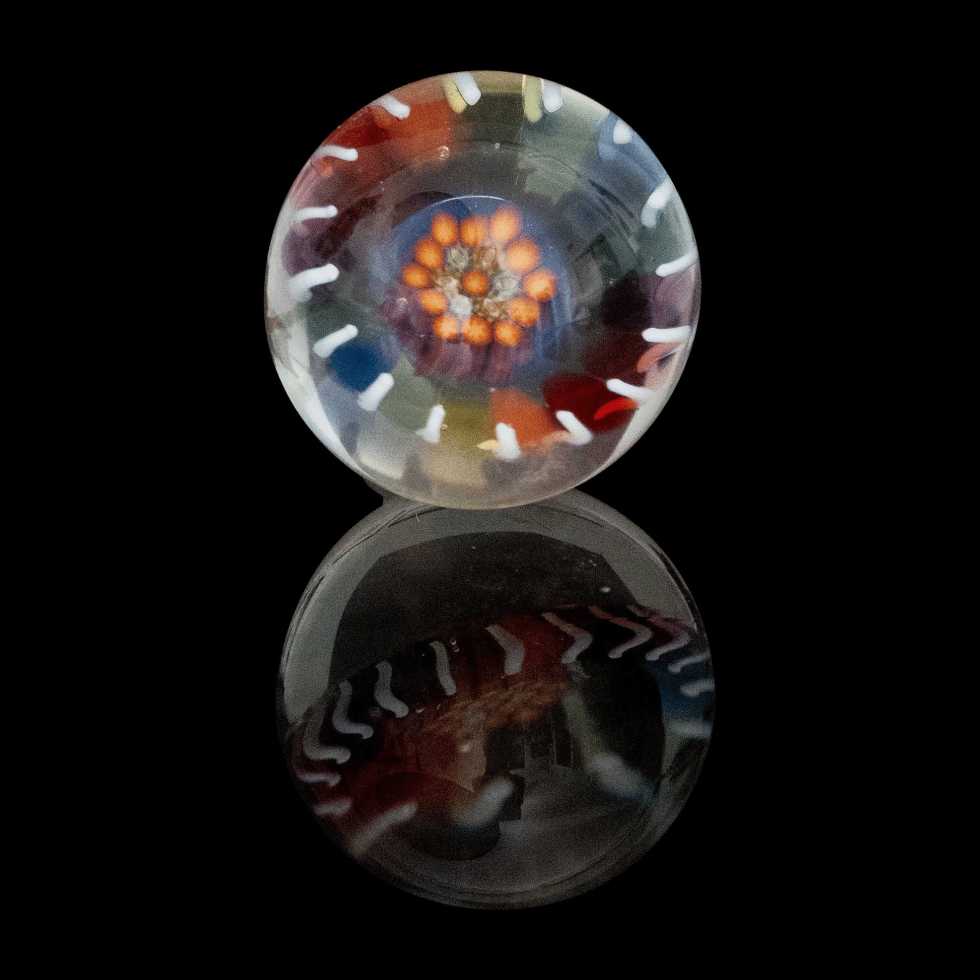 luxurious art piece - Collab Slurper Marble (A) by Banjo x Karma Glass (Rainbow Equinox 2022)