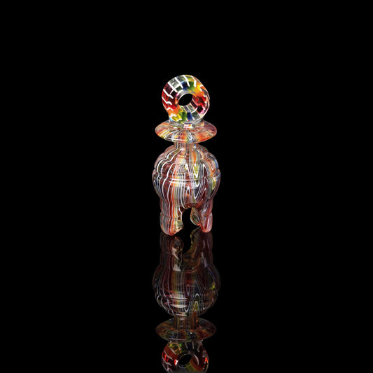 stylish design of the Collab Cap (B) by Lintz x Karma Glass (Rainbow Equinox 2022)