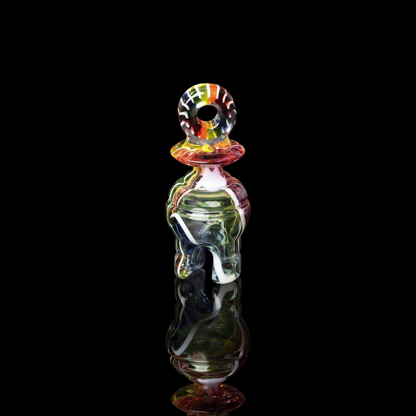 trendy design of the Collab Cap (A) by Lintz x Karma Glass (Rainbow Equinox 2022)