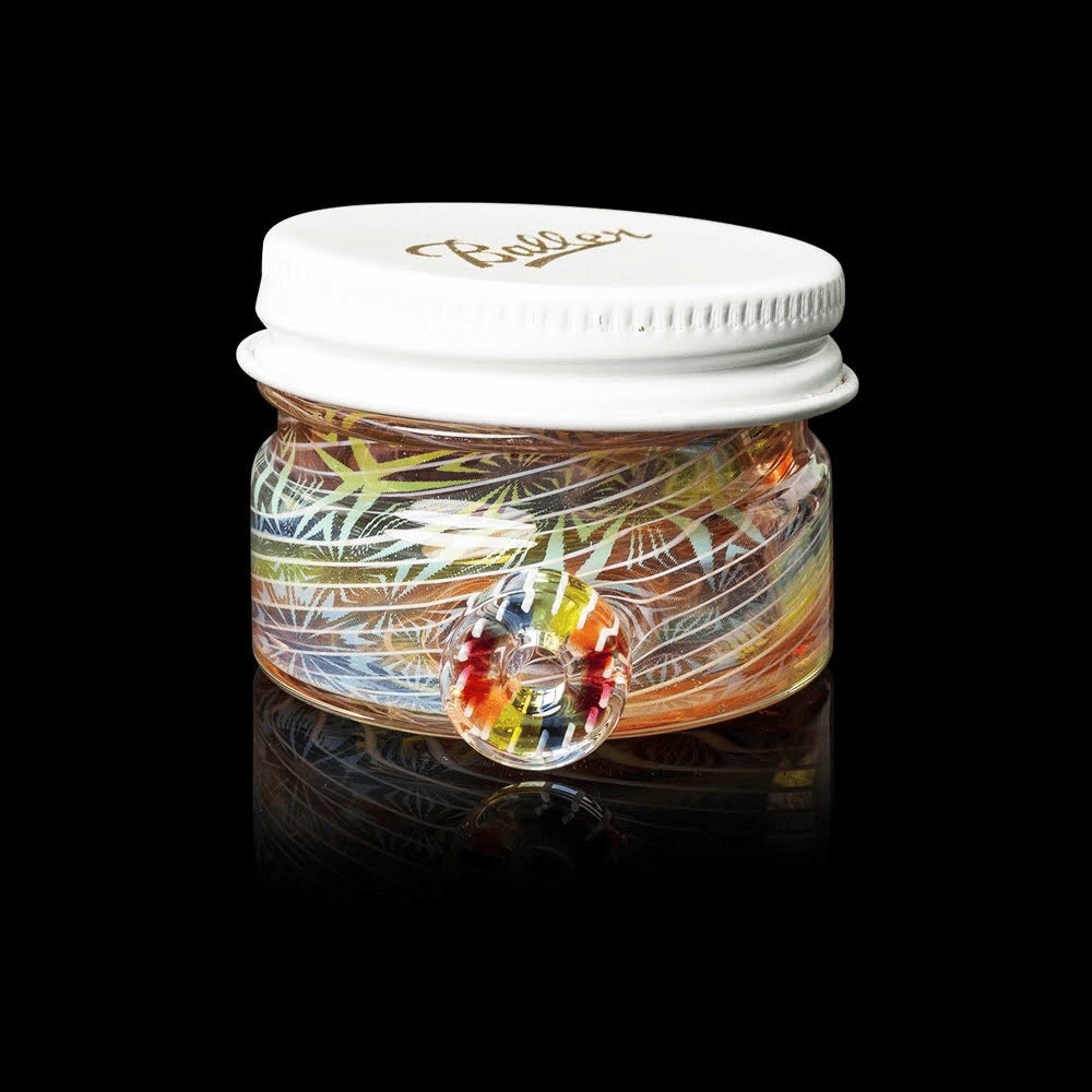luxurious art piece - Collab Baller Jar (A) by Baller Jar x Steven Sizelove x Karma Glass (Rainbow Equinox 2022)