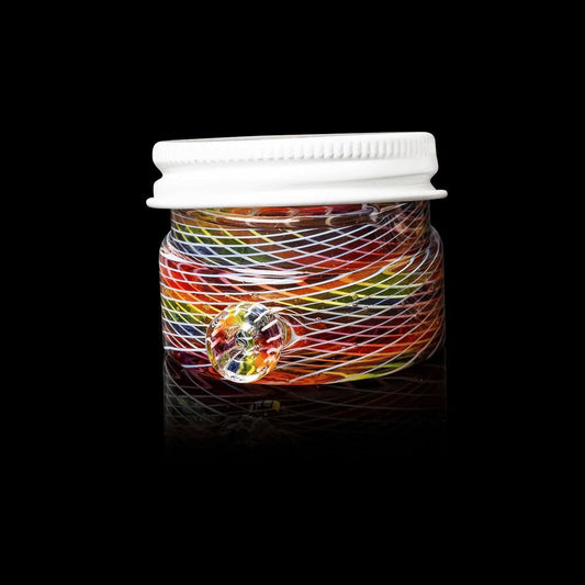 luxurious art piece - Collab Baller Jar (D) by Baller Jar x Karma Glass (Rainbow Equinox 2022)