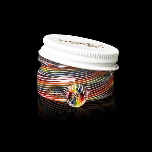 meticulously crafted art piece - Collab Baller Jar (E) by Baller Jar x Karma Glass (Rainbow Equinox 2022)