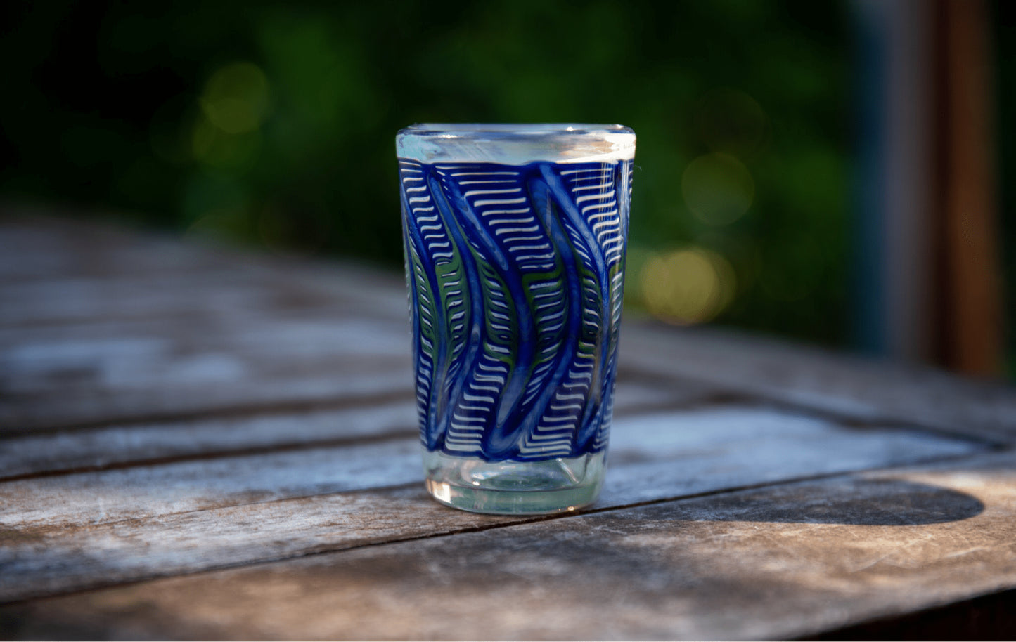heady art piece - Shot Glass (G) by EWGG (Coffee + Colada 2022)