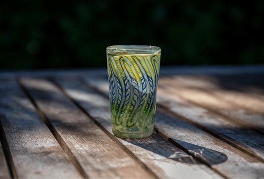 artisan-crafted art piece - Shot Glass (B) by EWGG (Coffee + Colada 2022)