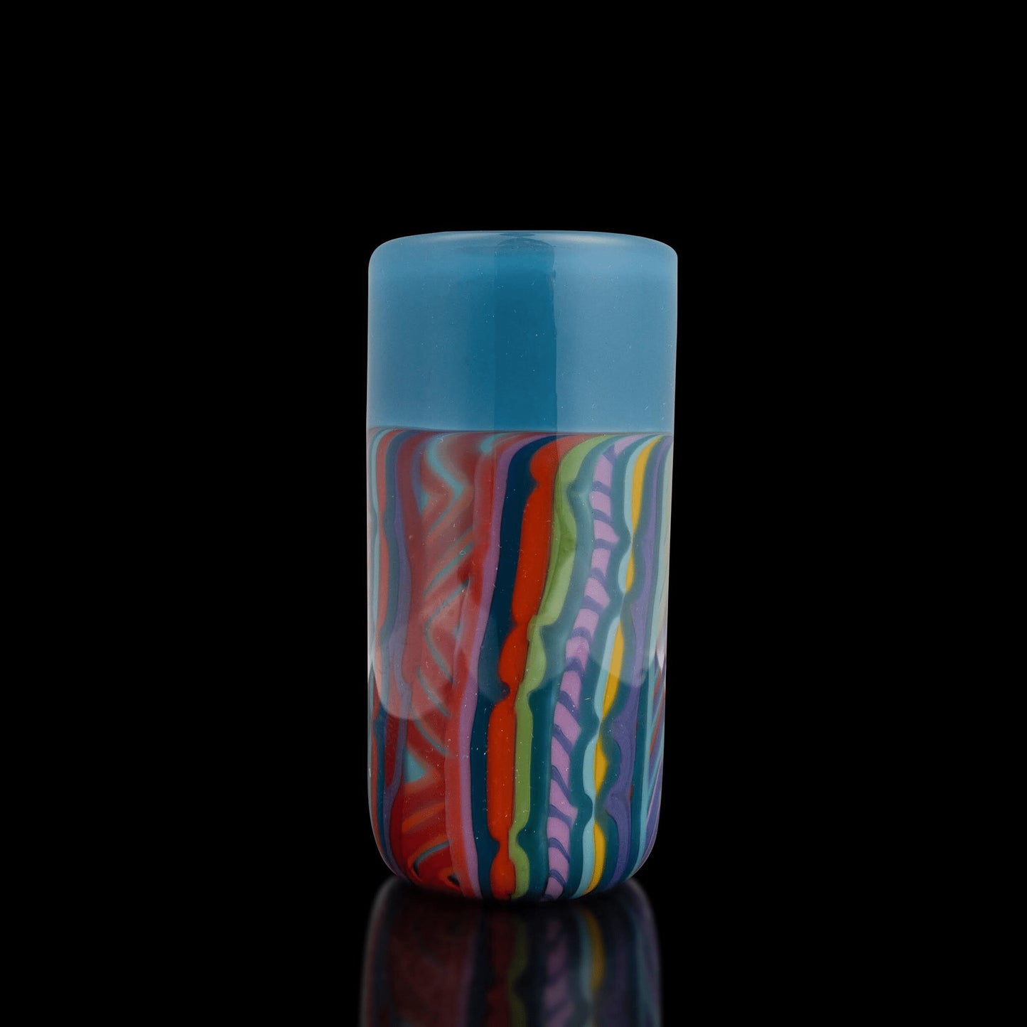 hand-blown art piece - Shot Glass (A) by Trip A (Coffee + Colada 2022)