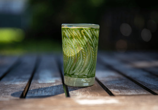 artisan-crafted art piece - Shot Glass (A) by EWGG (Coffee + Colada 2022)