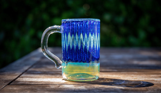 hand-blown art piece - Mug (T) by EWGG (Coffee + Colada 2022)