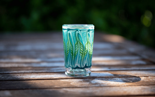 meticulously crafted art piece - Shot Glass (J) by EWGG (Coffee + Colada 2022)