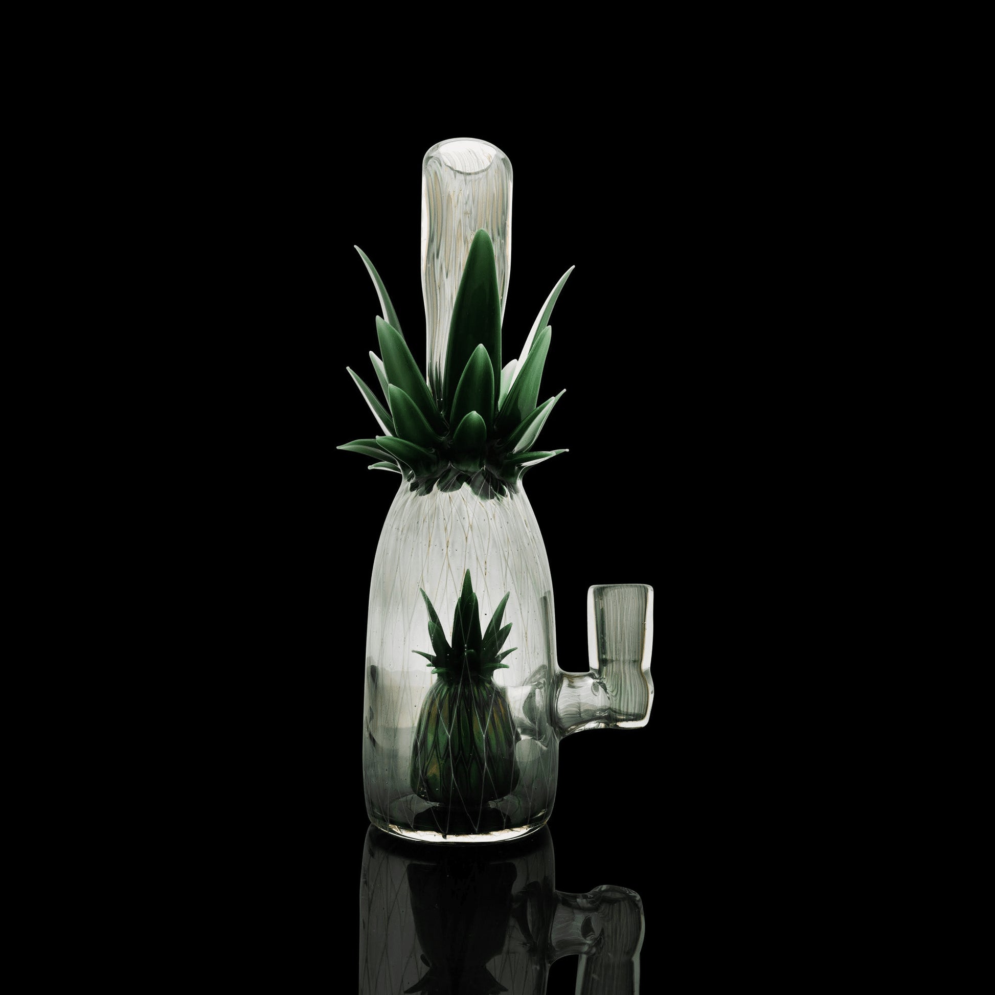 heady art piece - Pineapple Inception Tube by Hondo Glass (SCOPE 2022)