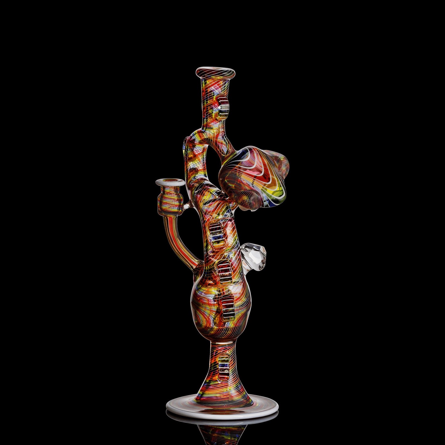 hand-blown art piece - Rainbows and Snakes by Karma x Niko Cray (SCOPE 2022)