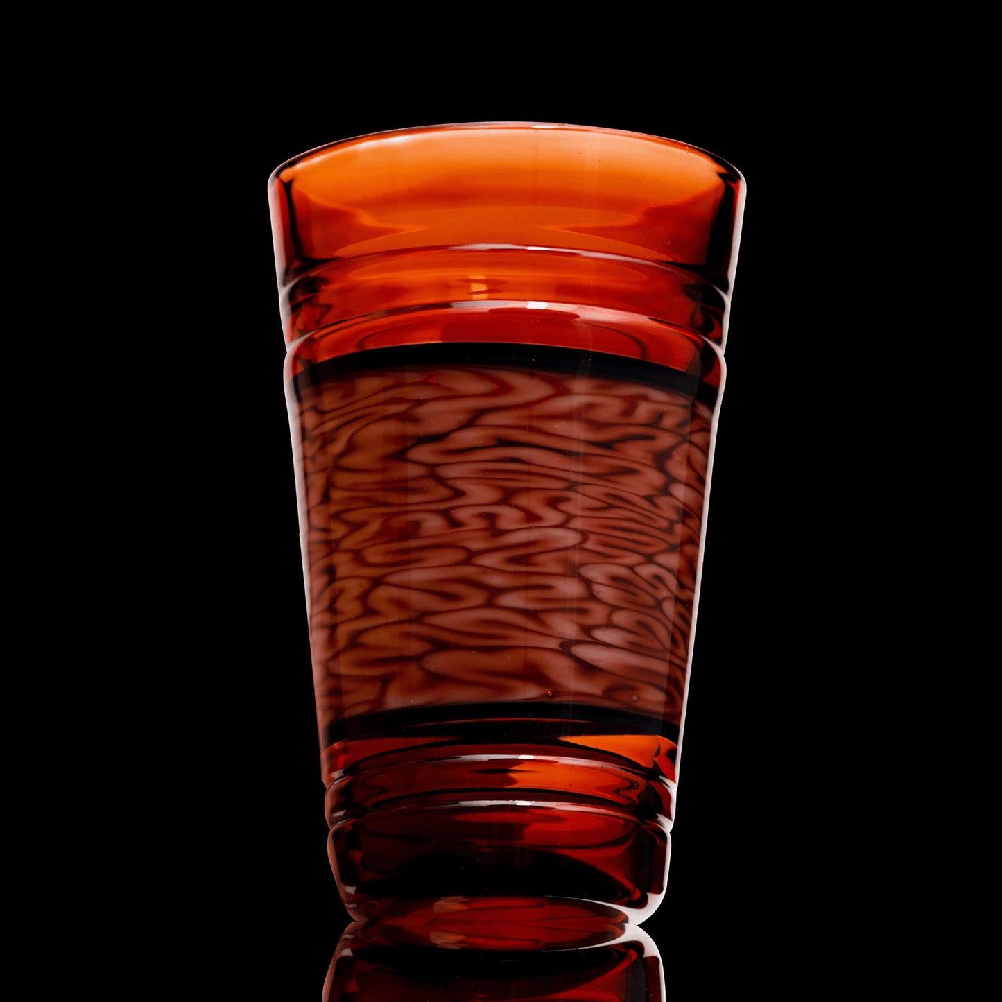 innovative art piece - Red Pint Glass by Algae (SCOPE 2022)