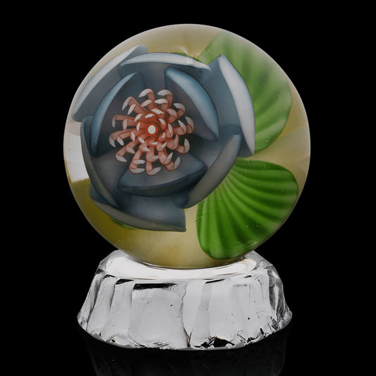 meticulously crafted art piece - Self Reflection Marble by Jared DeLong Glass (SCOPE 2022)