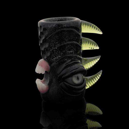 exquisite art piece - Raven Ectoplasm Royal Jelly Shotglass by Salt (Coffee + Colada 2022)