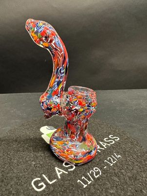 Splatter Fritted Bubbler