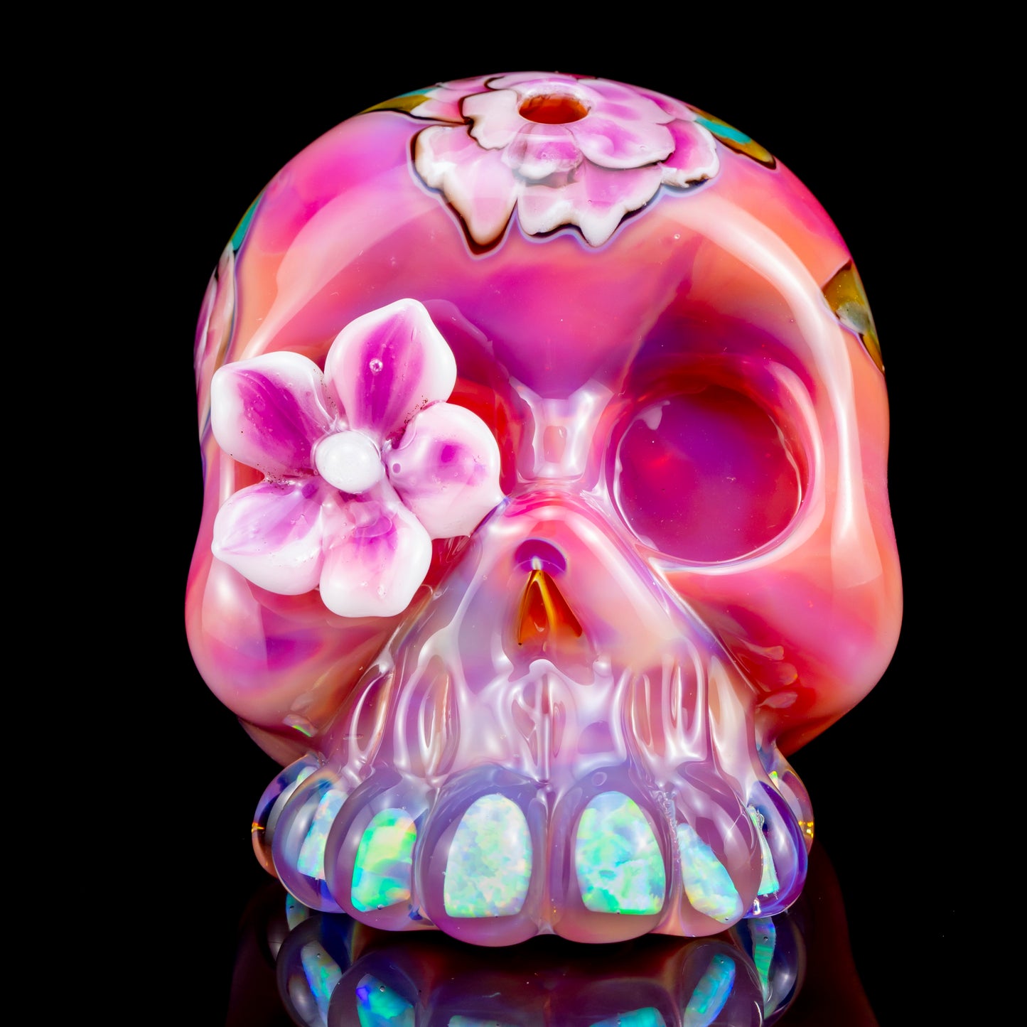 Small Collab Skull Shredder Rig by Carsten Carlile x Sarita