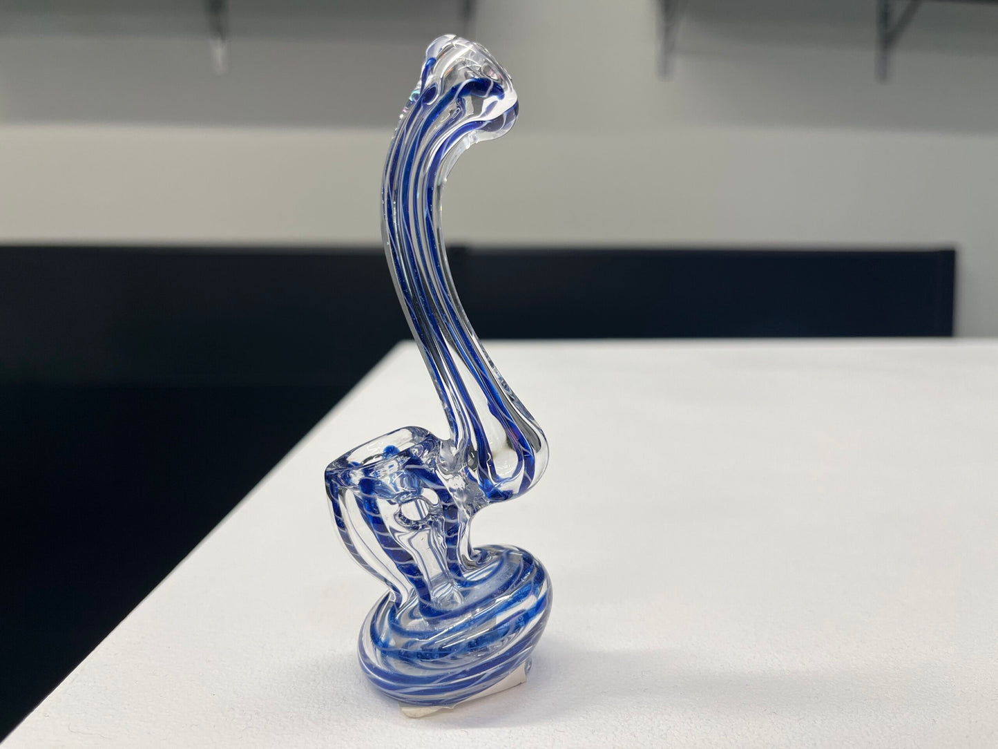 meticulously crafted design of the Extra Mini Bubbler Glass Pipe 4"