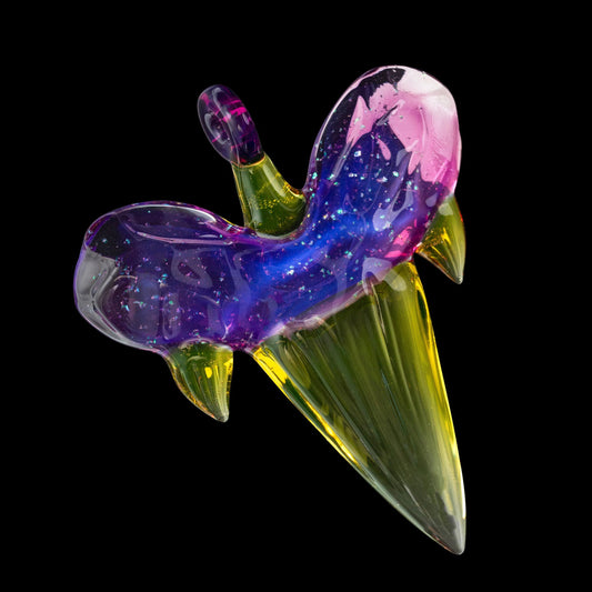 luxurious glass pendant - Shark Tooth Pendant (E) by Dux Glass