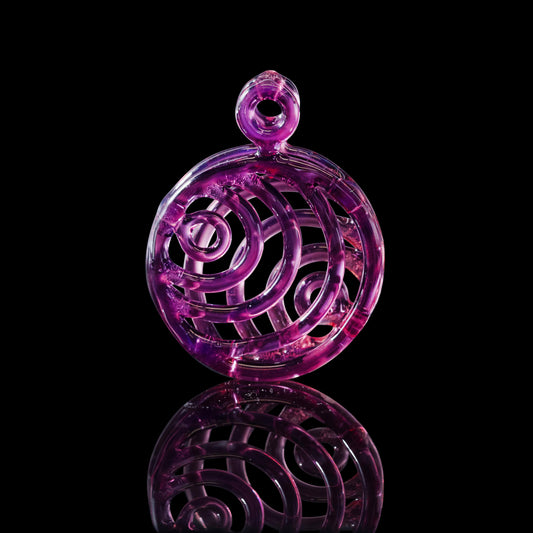 “Ripples in the Pond” Pendant (K) by Elnew Glass