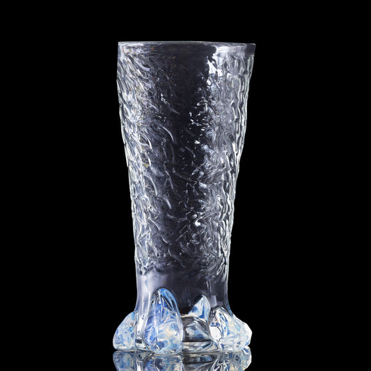 Ice Cave Cup w/ Glacier Accents by Chaka Glass