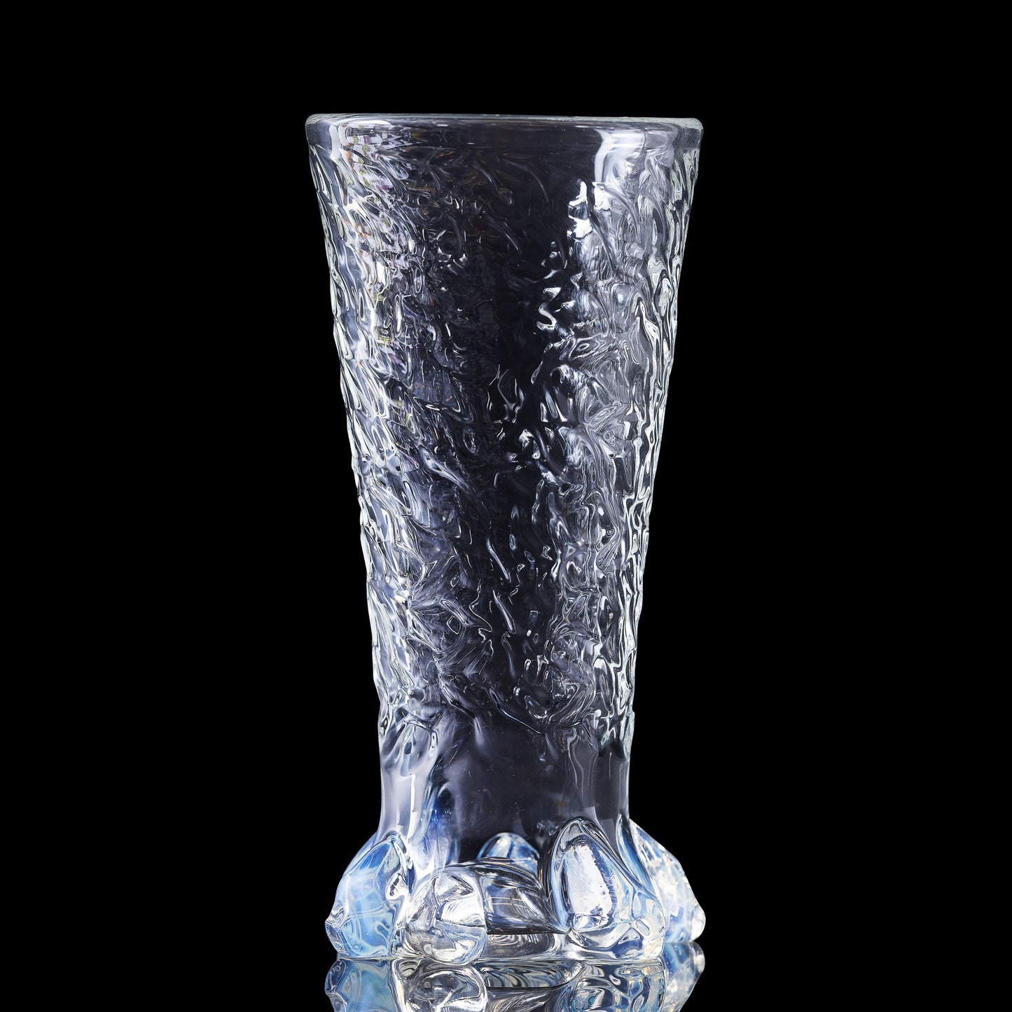 Ice Cave Cup w/ Glacier Accents by Chaka Glass