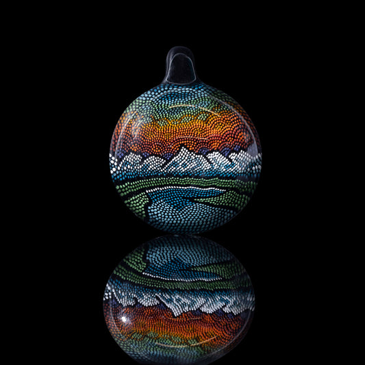 Fullsize Mountain Pendant (B) by JH Glass (2023)