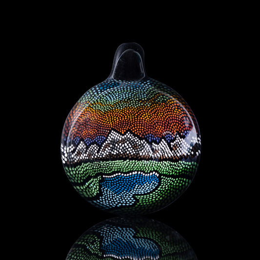 Fullsize Mountain Pendant (C) by JH Glass (2023)