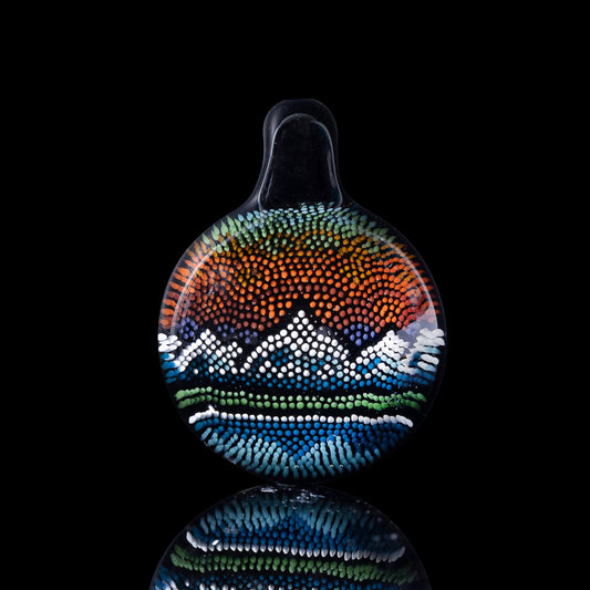 Mini Mountain Pendant (C) by JH Glass (2023)