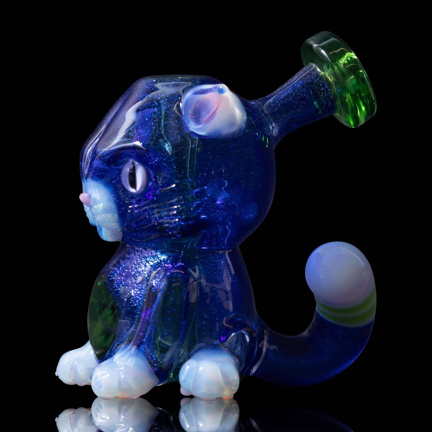 Blue Dichro Bubble Belly Kitty Rig by Nathan Belmont