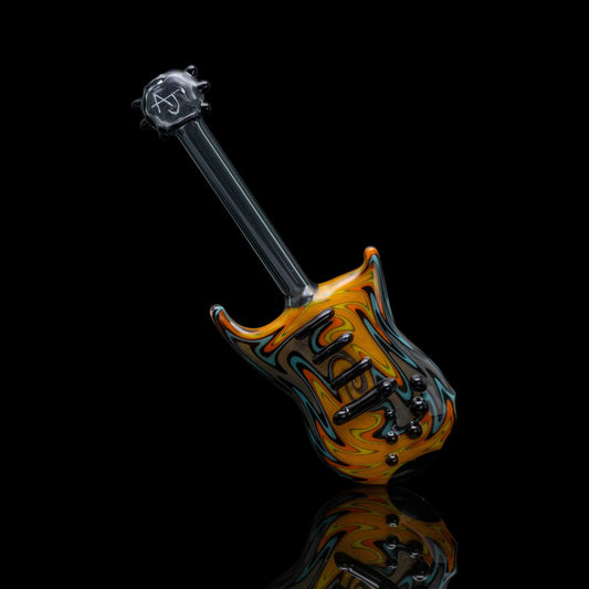 sophisticated design of the Wig Wag Guitar Pipe (L) by AJ Roberts