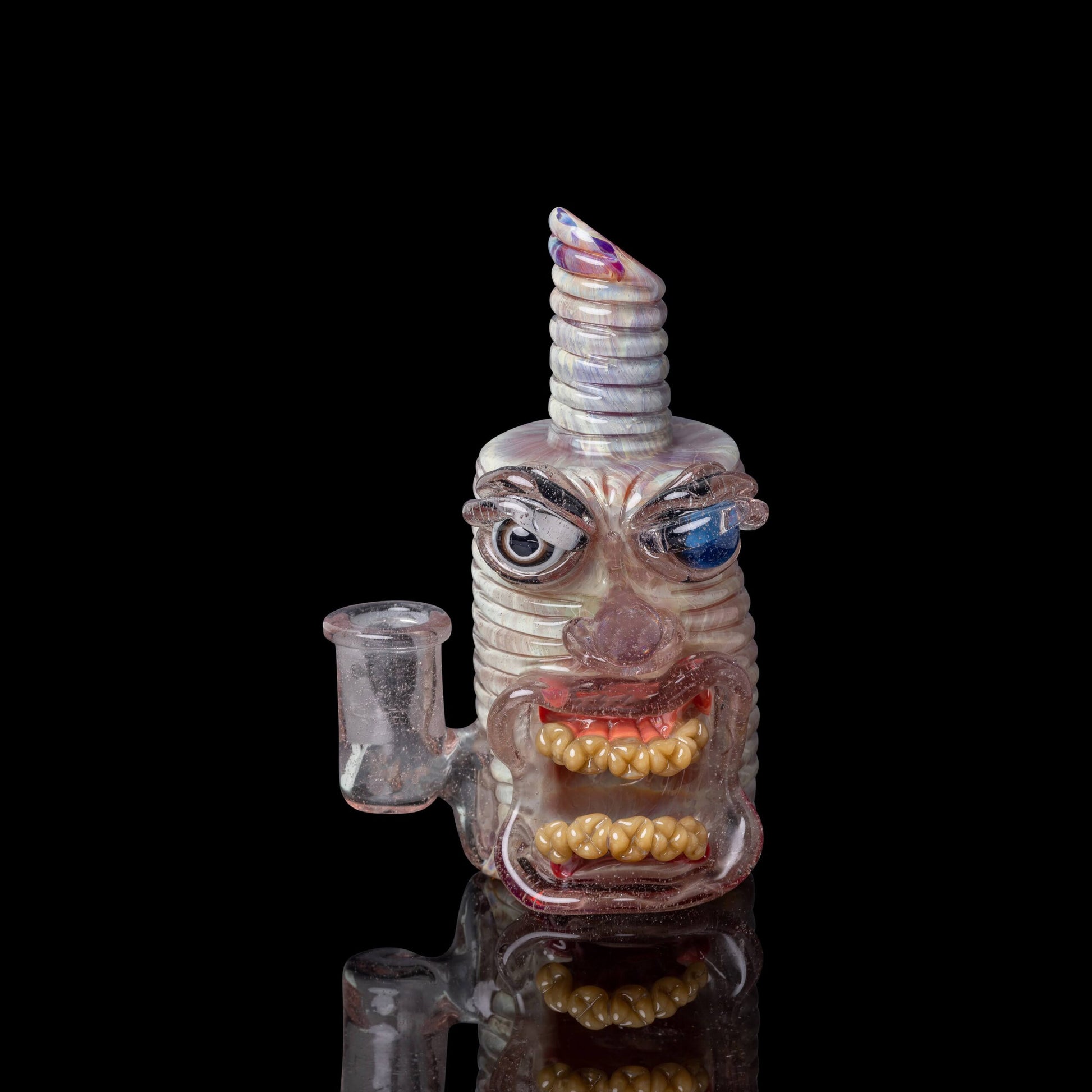 artisan-crafted art piece - Full Face: CFL Serum over Amber Purple w/ Serum Face by FrostysFresh (2023)