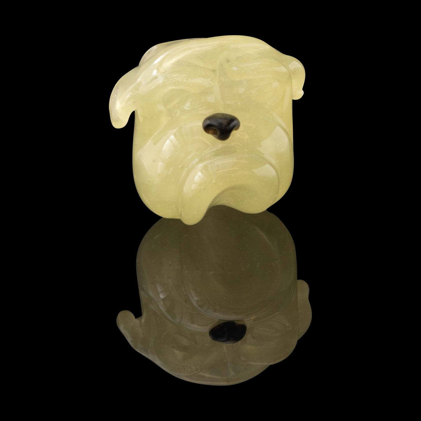 luxurious glass pendant - Sunset Slyme CFL Bulldog Pendant by Swanny (2023)