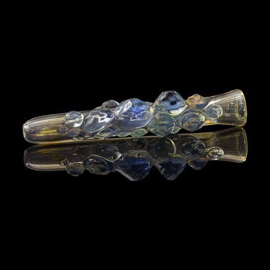 innovative art piece - Chillum (C) by Northern Waters (Yellow with Blue) (GV 2023)