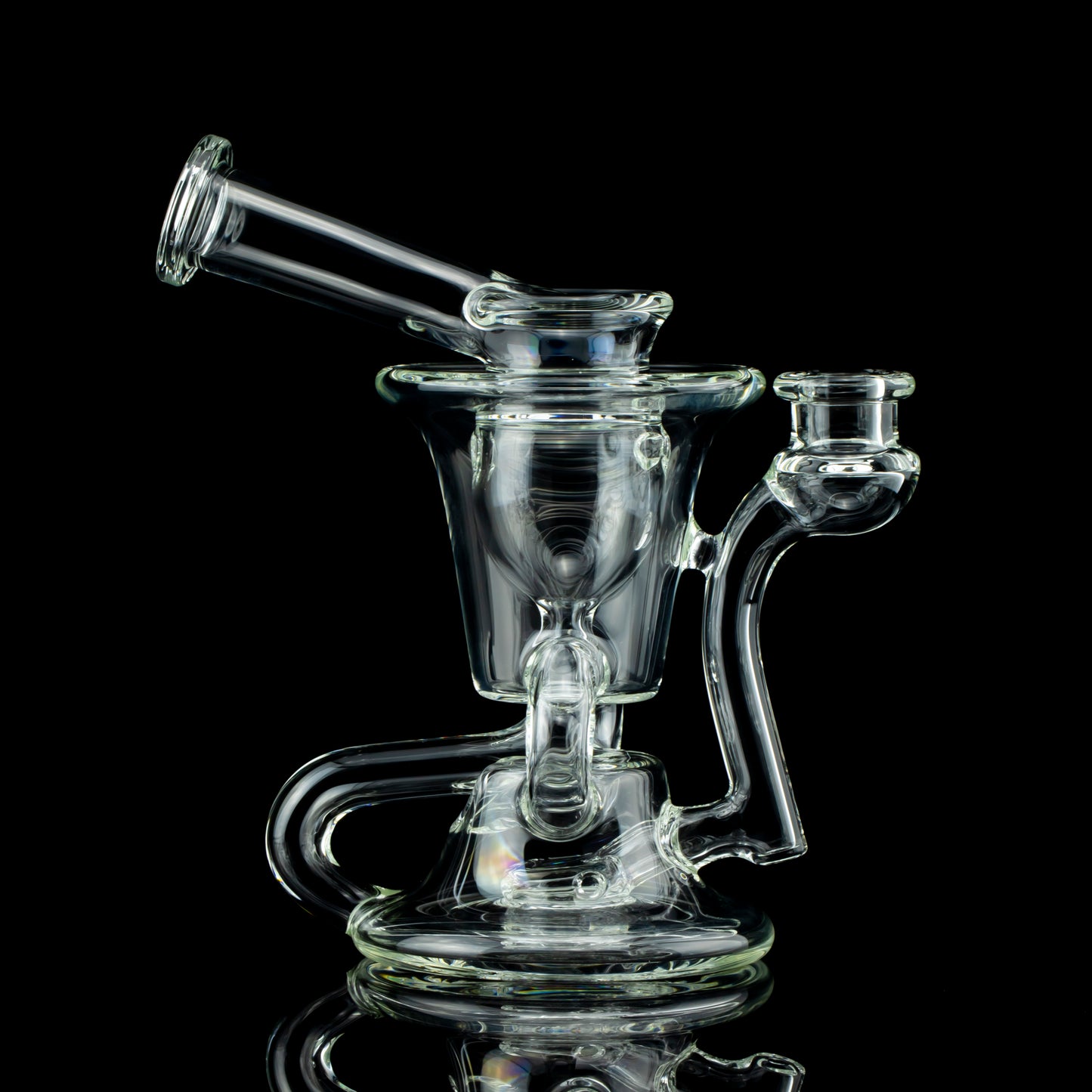 Clear Recycler (A) by Kuroobi Glass (2024)