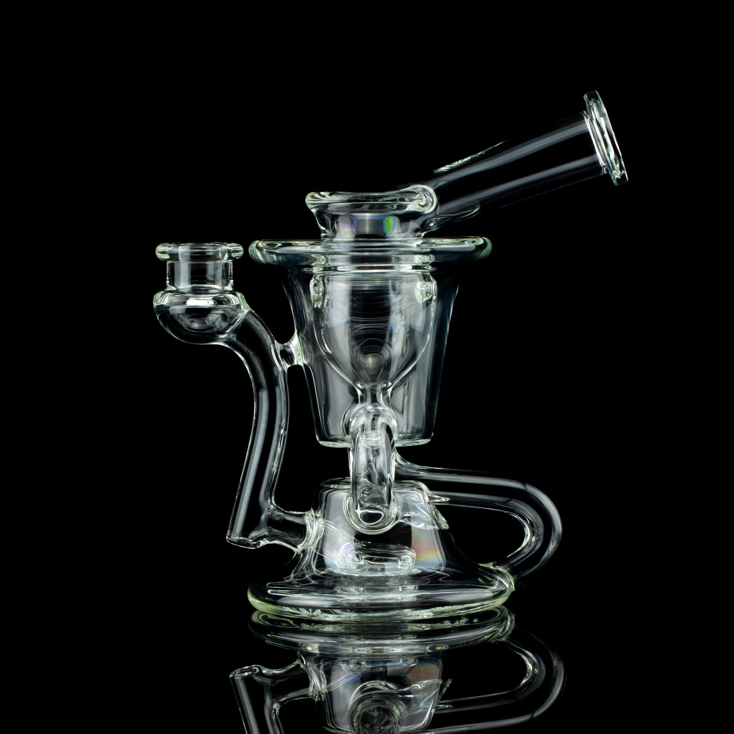 Clear Recycler (A) by Kuroobi Glass (2024)