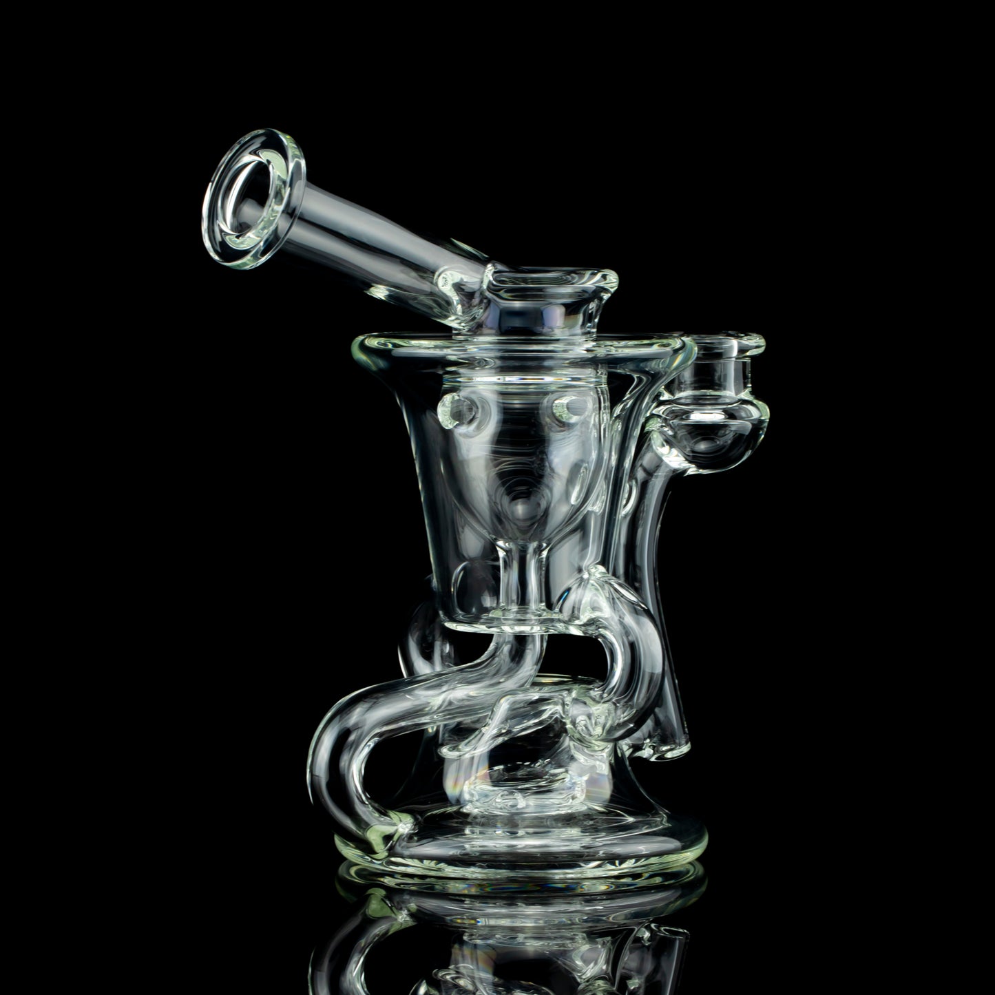 Clear Recycler (A) by Kuroobi Glass (2024)